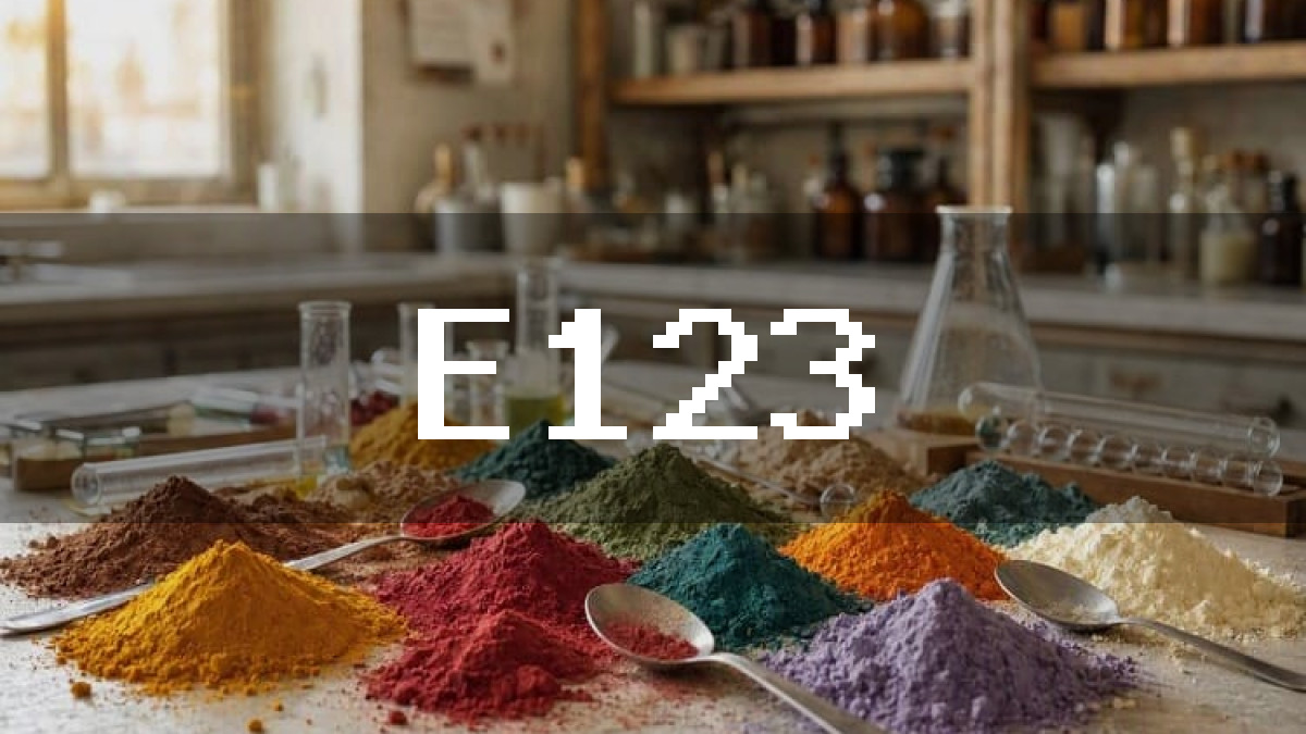 Aditivo alimentario E123