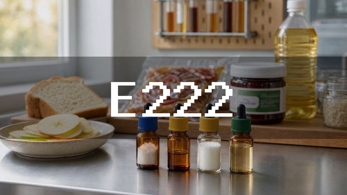 Aditivo alimentario E222