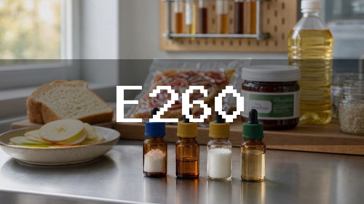 Aditivo alimentario E260