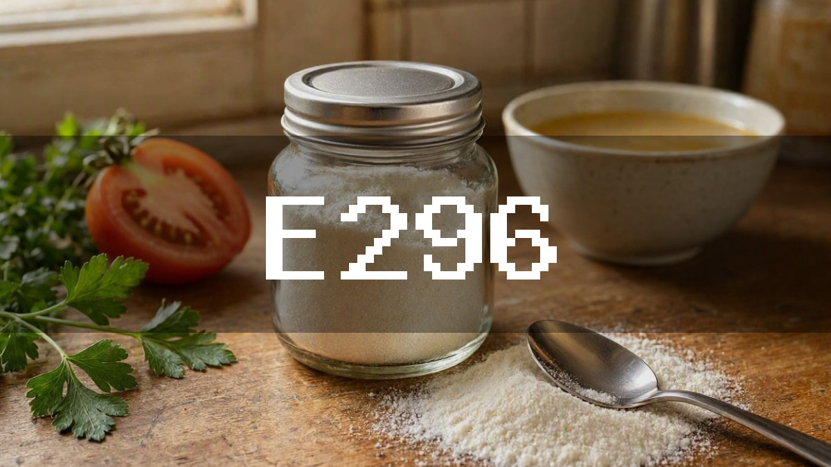 Aditivo alimentario E296