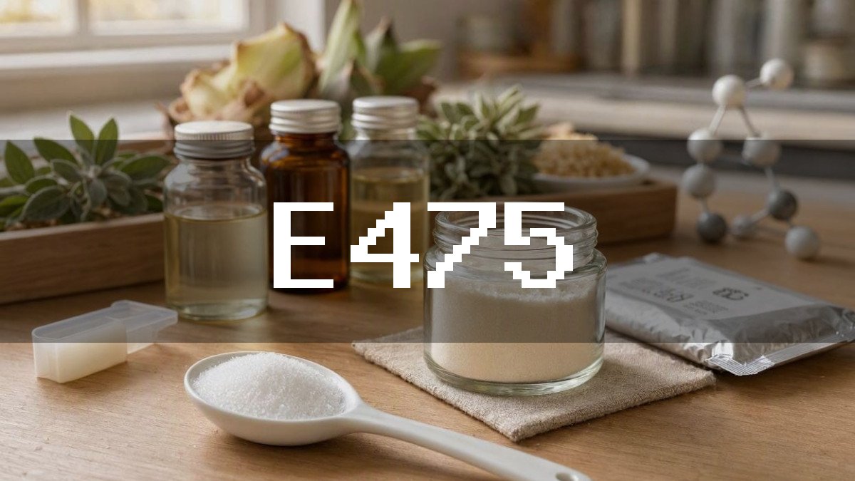Aditivo alimentario E475