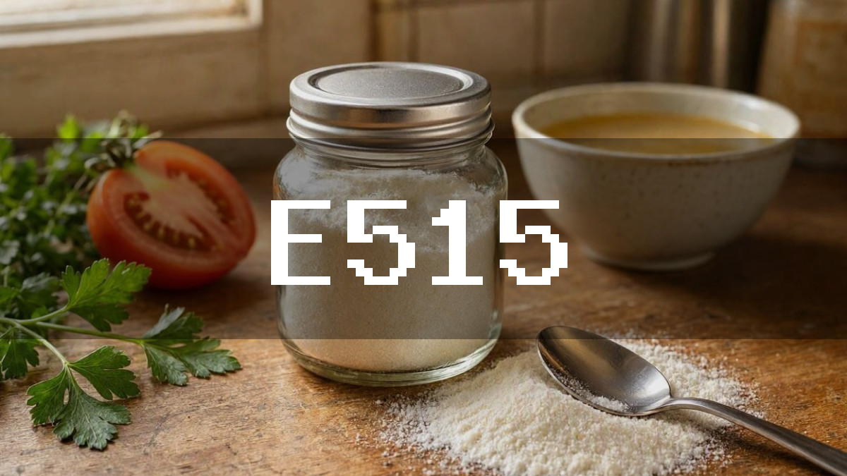 Aditivo alimentario E515