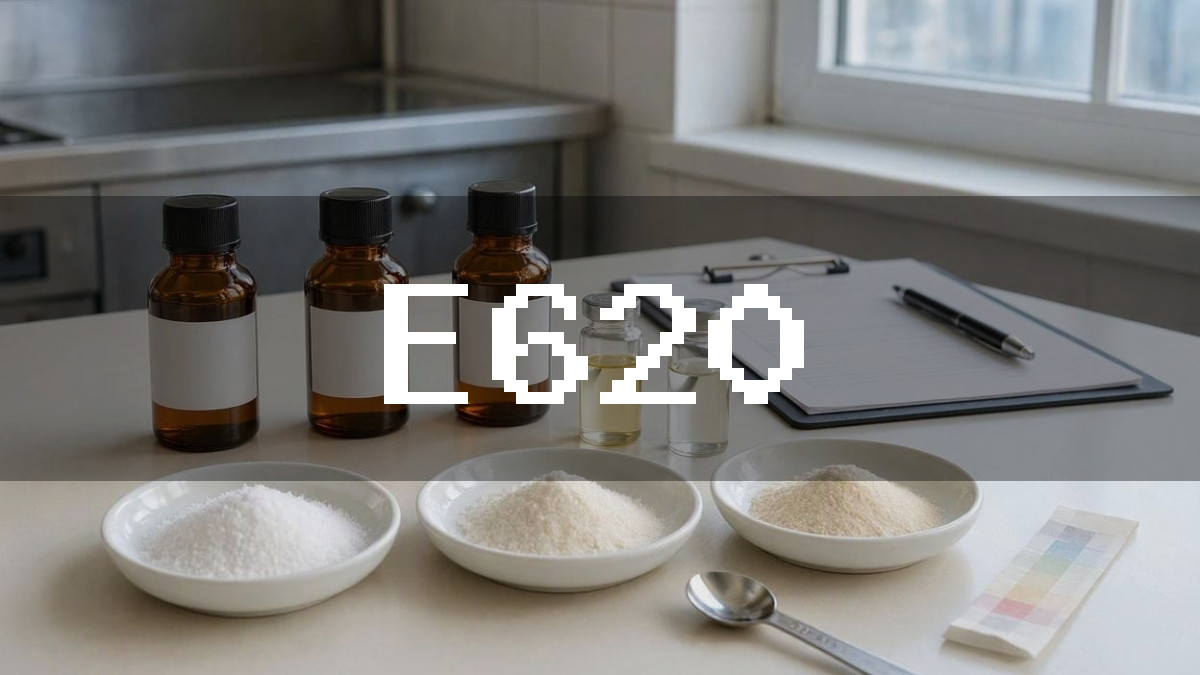Aditivo alimentario E620