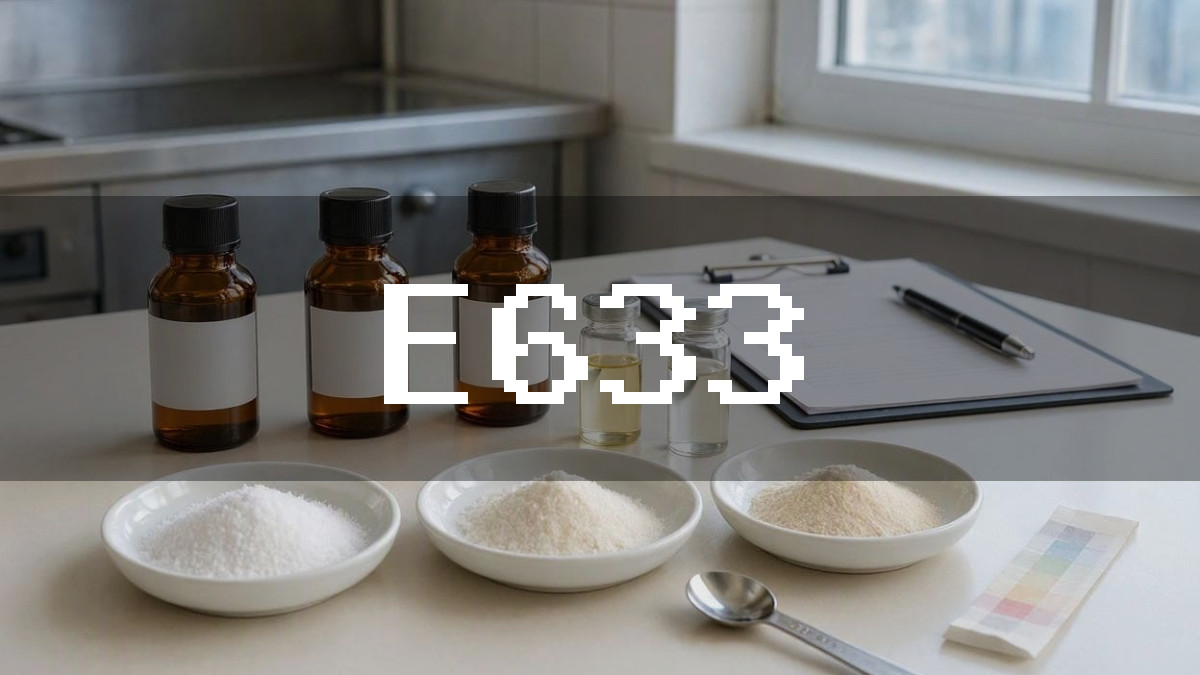Aditivo alimentario E633