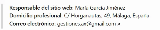 Datos identificativos y de contacto del responsable
